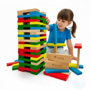 Klocki drewniane WABI Planks 8 cm - 200 szt.